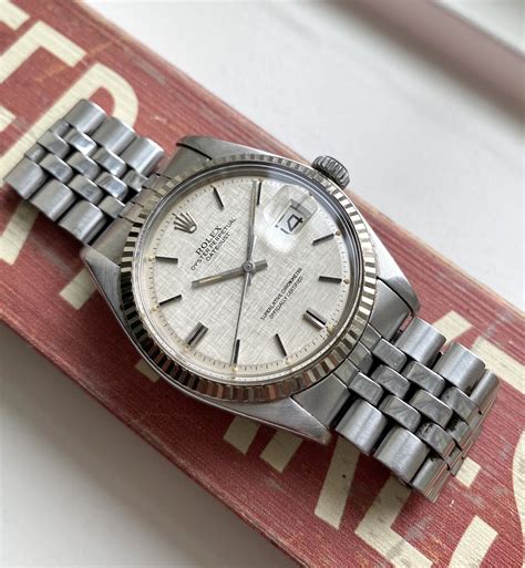 rolex datejust 1601 silver dials|vintage rolex datejust 1601.